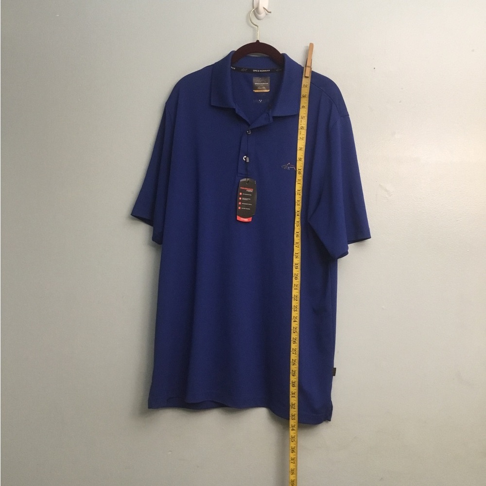 GREG NORMAN Deep Blue Polo Shirt